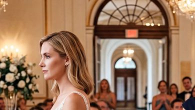 Photo of At Our Wedding Reception My Husband Leaned Over And Said “My Mother Will Move Into Your Apartment Now.” Minutes Later I Picked Up The Microphone And Said Something That Froze The Entire Ballroom