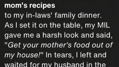 Photo of I was embarrassed in front of everyone when I brought my late mother’s recipe to my in-laws’ dinner.