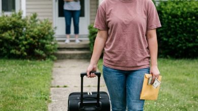 Photo of “Get out of here, you wretch!” The mother-in-law kicked her out into the street with an old suitcase after the funeral, never imagining the secret her son had left hidden in her pocket…