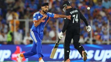 Photo of India’s Arshdeep fined for throwing ball at NZ’s Mitchell in T20 World Cup final