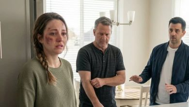 Photo of On my birthday, my father walked in, looked at my b:ruised face, and asked, “Sweetheart… who did this to you?” Before I could speak, my husband smirked and said, “I did. Gave her a sl:ap instead of congratulations.”