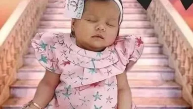 Photo of The 5-month-old baby