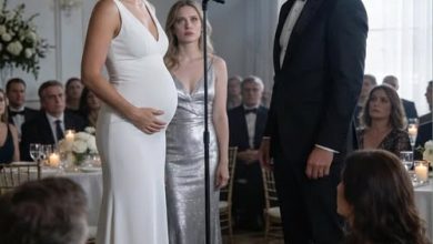 Photo of My husband knocked my hand aside in front of 120 guests and sneered, “Don’t embarrass me—you’re just a baby carrier.” For one brutal second, the room kept breathing like nothing had happened while my entire world split open behind my smile. I held my expression, took the microphone