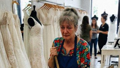 Photo of My Fiancée Shoved a 60-Year-Old Cleaning Lady Out of a Bridal Boutique Not Knowing She Was My Mother – My Last Words Came at the Altar Two Days Later