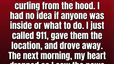 Photo of I passed by a burning car while driving, and only the following day did I realize how important that moment actually was.