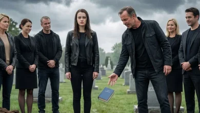 Photo of AT THE FUNERAL, MY GRANDMA LEFT ME HER SAVINGS BOOK. MY FATHER THREW IT ONTO THE GRAVE: ‘IT’S USELESS. LET IT STAY BURIED.’