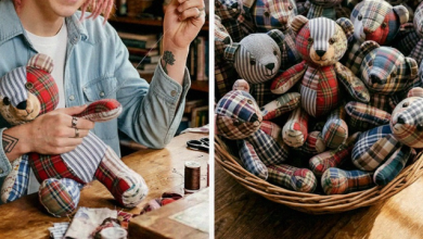 Photo of My Teen Son Sewed 20 Teddy Bears from His Late Dad’s Shirts for a Local Shelter – When 4 Armed Deputies Showed Up at Dawn, I Was Stunned by What They Pulled out of Their Cruiser