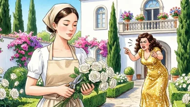Photo of PART1 :My ex’s new wife showed up at my recently buried dad’s house and blurted out, “Start packing!” While I was pruning the roses in the garden, I let her talk… until she made the mistake that would ruin her