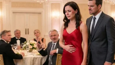 Photo of ON OUR ANNIVERSARY NIGHT MY FATHER-IN-LAW KEPT INSULTING ME, BUT WHEN I SAID I WAS PREGNANT… MY HUSBAND SLA:PPED ME IN FRONT OF ALL OUR GUESTS. NO ONE DEFENDED ME… I WIPED MY TEARS AND MADE ONE CALL… ‘DAD… I NEED YOU. PLEASE COME.’