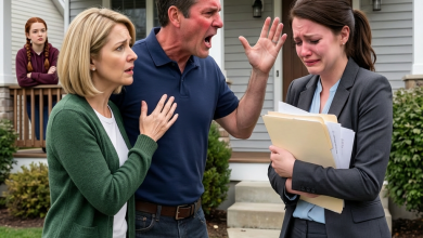 Photo of My parents sold their house and gave my sister an $860,000 home. Then they came to take my house. I said “No!” — my dad sl:apped me across the face.