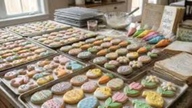 Photo of My 9-Year-Old Daughter Baked 300 Easter Cookies for a Homeless Shelter – The Next Morning, a Man Showed Up with a Briefcase Full of Cash and Said We Had to Agree to One Condition