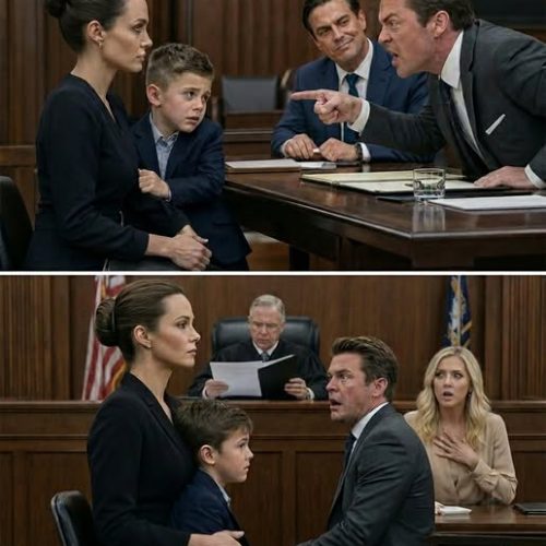 “Take your brat and go to hell,” my husband hissed at my 7-year-old during our 10 AM divorce hearing. “The ruling is finalized. He gets everything,” his lawyer smirked.