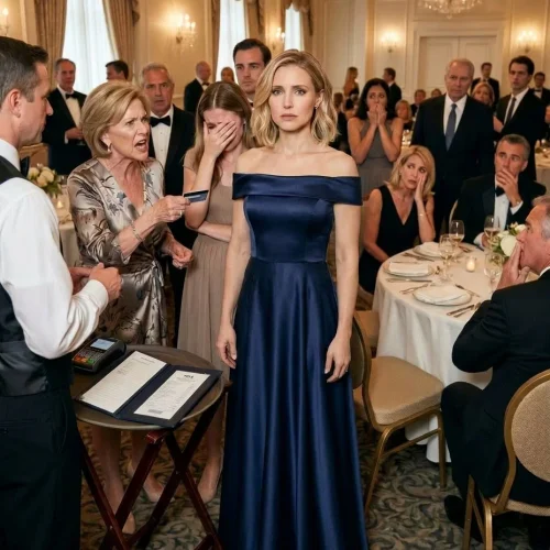 I signed the divorce papers – and my mother-in-law immediately threw a banquet to introduce my replacement. But as soon as the bill came, she called me in a panic: “Why was my card… declined?…