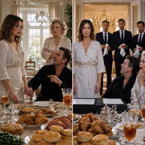 He sl:apped me so hard my lip bl:ed, just because I asked where he was last night. At dawn, I quietly cooked a massive Southern feast and laid out the silver cutlery. “That’s a good wife,”