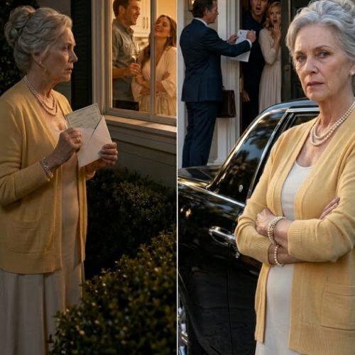 I arrived early at my stepson’s house to drop off a generous check for his new baby. Through the cracked window, I heard him tell his wife, “Just pretend to care until she signs the trust over on Friday, then we’ll throw the old bat into a cheap nursing home.”