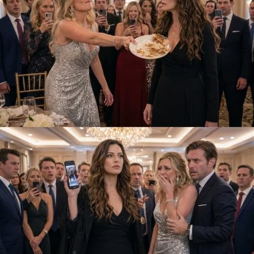 At the class reunion, my old b:ully shoved leftovers at me and mocked me. Years ago she hum:iliated me in front of everyone. Now she’s rich and flaunting it—she doesn’t recognize me. I drop my business card in her plate: ‘Read my name. You have 30 seconds…’
