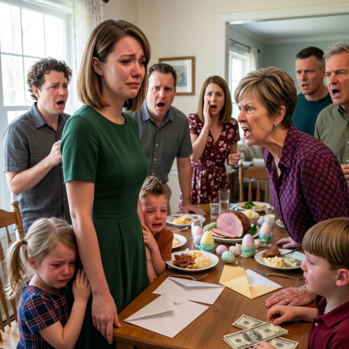 At Easter, my aunt gave every grandchild $100 — except mine. “Their mom isn’t really family,” she whispered loudly.