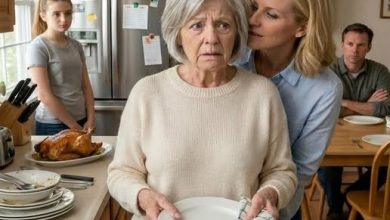 Photo of While cleaning up after a family dinner, 65-year-old Adelaide was at the sink when her daughter-in-law leaned in and quietly said, “You old witch, I only put up with you because of my husband.”