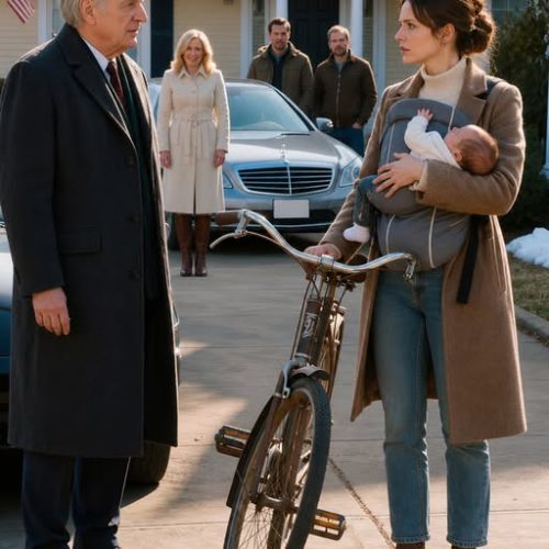 My grandpa saw me walking while holding my newborn baby and said ” I gave you a car, right?”