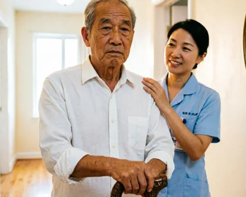 I brought my 70-year-old dad to live with me because he couldn’t climb the stairs alone anymore.