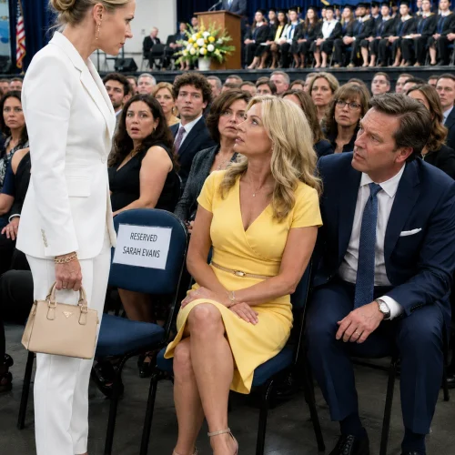 My Ex’s New Wife Took My Seat At Graduation Until My Son Took The Podium And Revealed The Proof That Silenced Everyone