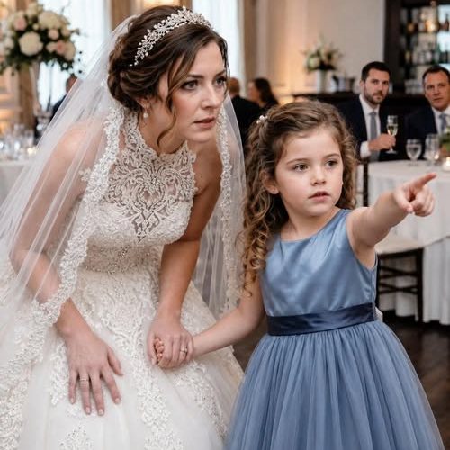 My 5-Year-Old Daughter Tugged My Wedding Dress and Whispered, “Mommy, New Daddy Did Something Bad” — Minutes Later, I Stopped the Wedding