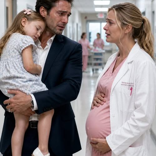 My ex rushed into my ER carrying his injured daughter, only to find me—the doctor he abandoned—seven months pregnant with his baby. I didn’t cry.