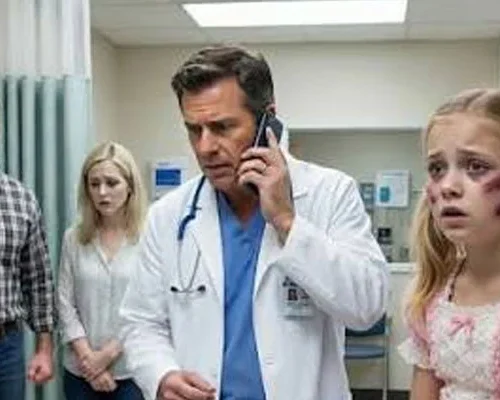 My stepfather b.ea.t me every day as a form of entertainment. One day, he kn0cked me unconscious, and when he took me to the hospital, my mother said, “It was because she accidentally slipped while bathing.” As soon as the doctor looked at me, he picked up the phone and called 911.