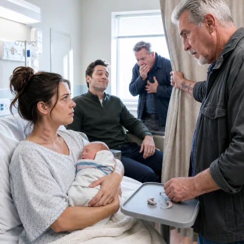 I was holding my newborn when my uncle walked into the hospital room and saw the marks on my neck.