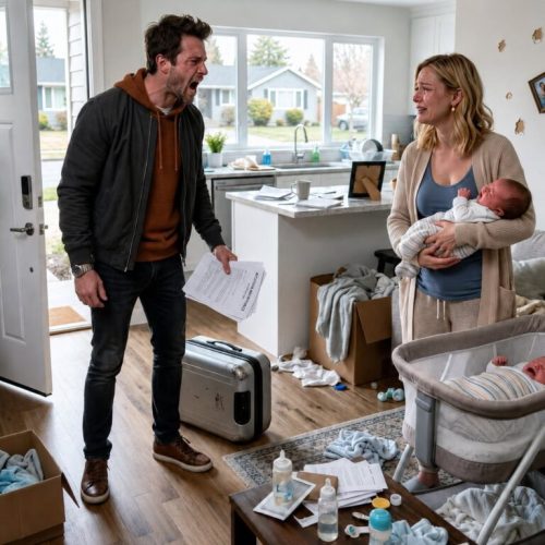 My Husband Scr:eamed That Our One-Month-Old Twins Were Driving Him Crazy, Then Flew to Europe With His Friends for a Month and Left Me Alone. But When He Finally Came Home and Opened the Front Door, What He Saw Made Him Freeze in Horror: ‘No. No Way. This Can’t Be Happening.’
