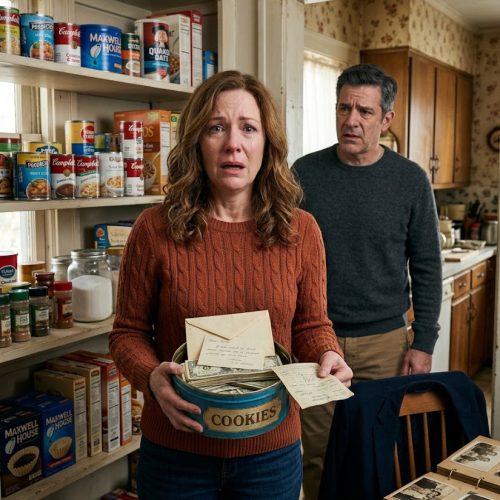I Discovered $18,940 Hidden Inside Mama’s Flour Tin After Her Funeral, but the Note Beneath It Changed Everything