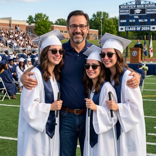 Mother Abandoned Our Three Blind Daughters — But Graduation Day Changed Everything