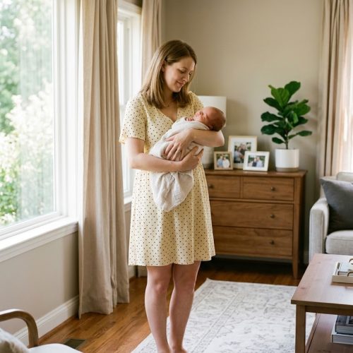 Just Weeks After I Gave Birth, My MIL Told Me to Leave the Family Photo, Saying, “Otherwise, There Won’t Be Enough Room in the Frame” – But 10 Minutes Later, She Came Running Back in Panic Because of What I Had Done