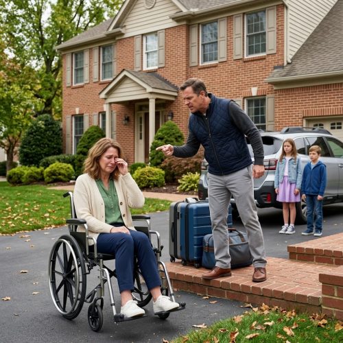 After an Accident Left Me Unable to Walk, I Returned Home in a Wheelchair and Found My Husband Standing Beside My Packed Belongings. “Leave. Take the Kids With You. I Don’t Need You Anymore.”