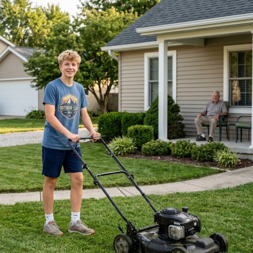 My Teenage Son Mowed Our Lonely Neighbor’s Lawn for Free Every Saturday for Four Years – At the Old Man’s Funeral, a Lawyer Handed Him an Envelope and Said, “He Left Very Specific Instructions for You”