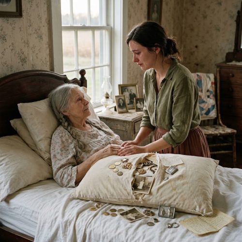 My Mother-in-Law Had No Pension. I Looked After Her With All My Heart for 12 Years. With Her Final Breath, She Gave Me a Torn Pillow. When I Opened It, I Couldn’t Hold Back My Tears…