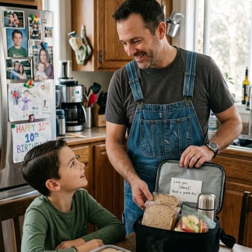 I Thought My Husband Was Eating the Lunch I Packed Every Day, Until My Son Revealed What He Was Really Doing Around the Corner