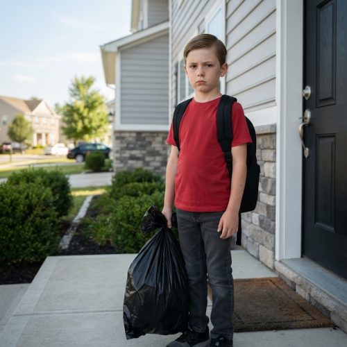 Our Adopted Son Came with His Entire Life Packed in a Black Trash Bag – But When I Emptied It onto His Bed, the Hidden Item at the Bottom Made Me Go Pale