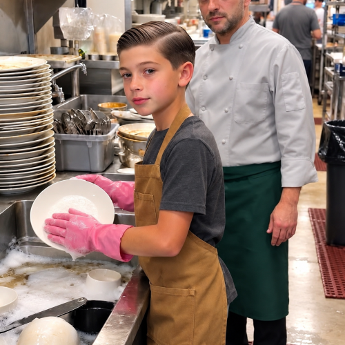 My 13-Year-Old Kept His Dishwashing Job Secret From Me, but One Call From His Boss Changed Everything