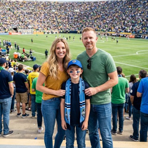 I Took My Terminally Ill 10-Year-Old Son to a Football Game for His Final Wish – Then We Appeared on the Stadium’s Big Screen, and the Announcer Said, “There’s Something You Don’t Know About This Trip”