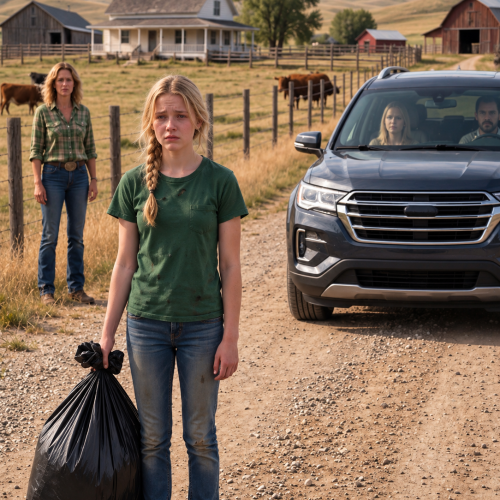 At thirteen, Mom left me at Aunt June’s cattle ranch with my clothes packed in a trash bag. “Your sister deserves proper summers,” she said. “You’re the one who always ruins them.”