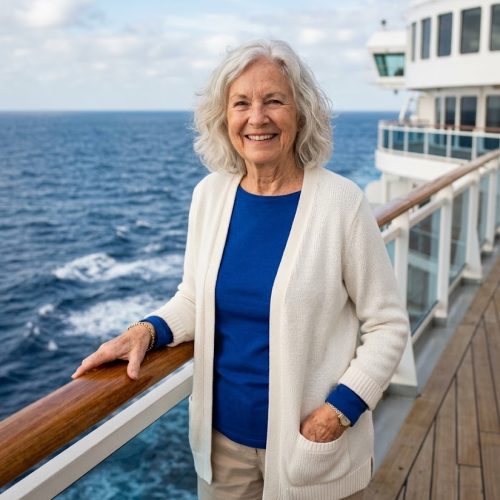 After Her Husband’s Death, a Woman Finally Boarded the Cruise Ship He Had Captained. During the Voyage, an Officer Approached Her and Said, “This Trip Is Special. Your Husband Left Something for You.”